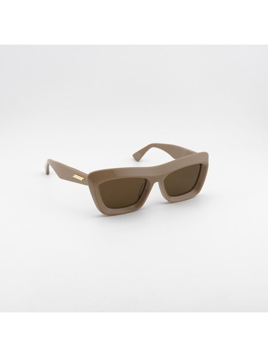 Bottega Veneta BV1283S 003 Sunglasses Brown Square Frame, Brown Lenses main image 7